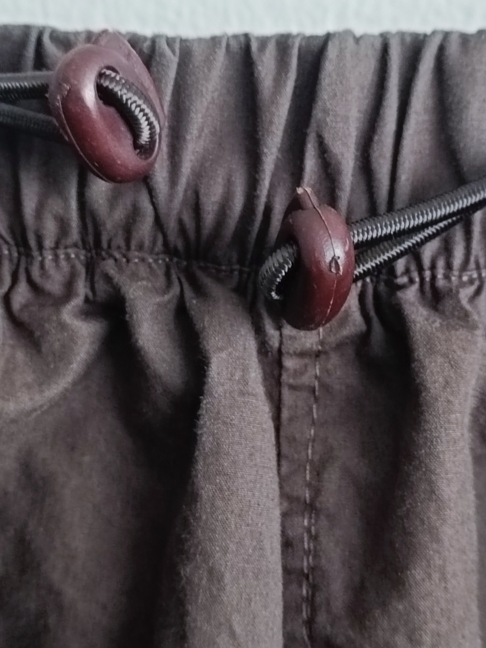 Frankie Los Angeles Upcycled Parachute Maxi Skirt in Earthy Brown Cotton Size S - Picture 8 of 16